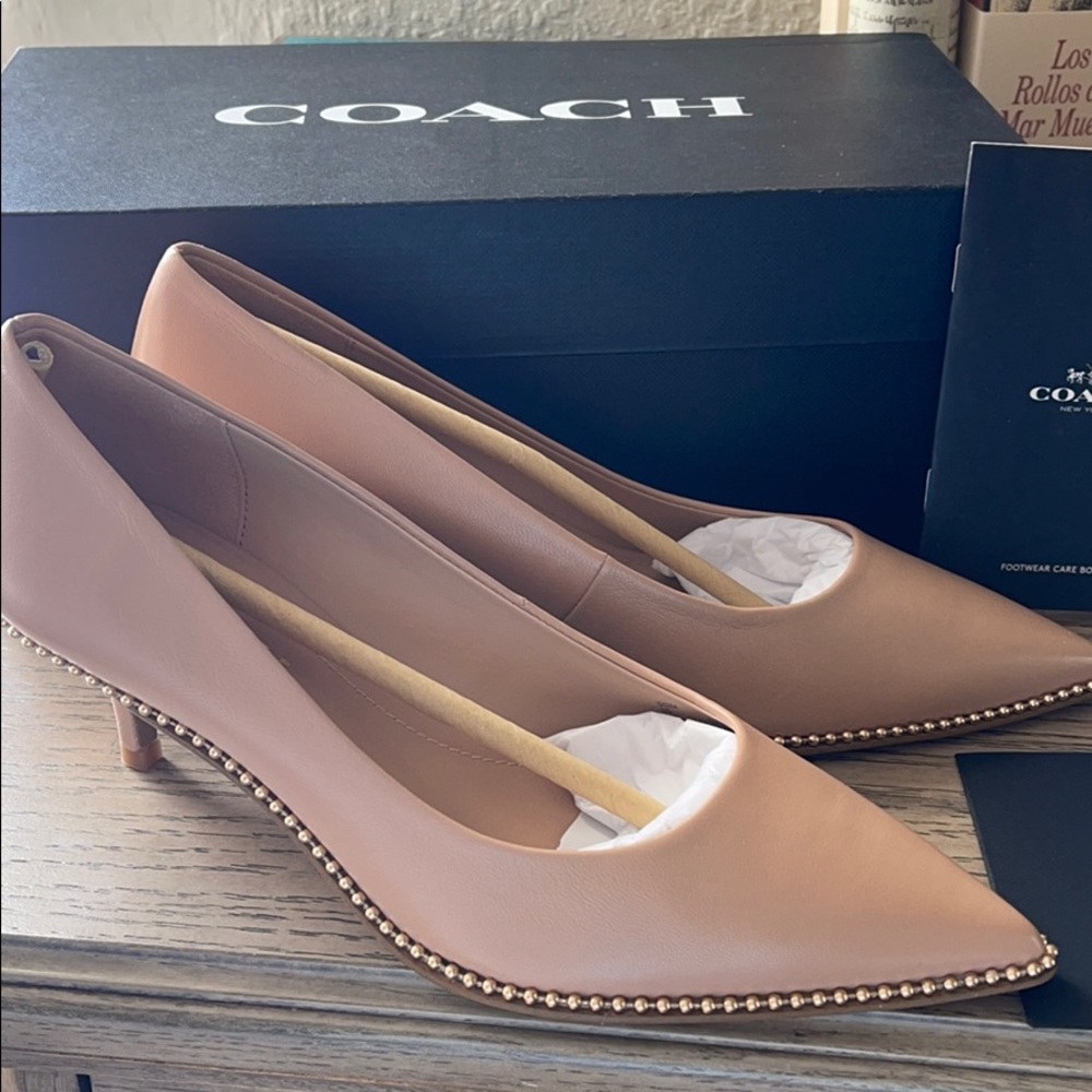 Coach Jackie Pump beechwood color Never used